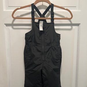 NEW Gap Black Toddler Snow Bib Overalls (3T)